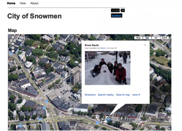 City of Snowmen interface